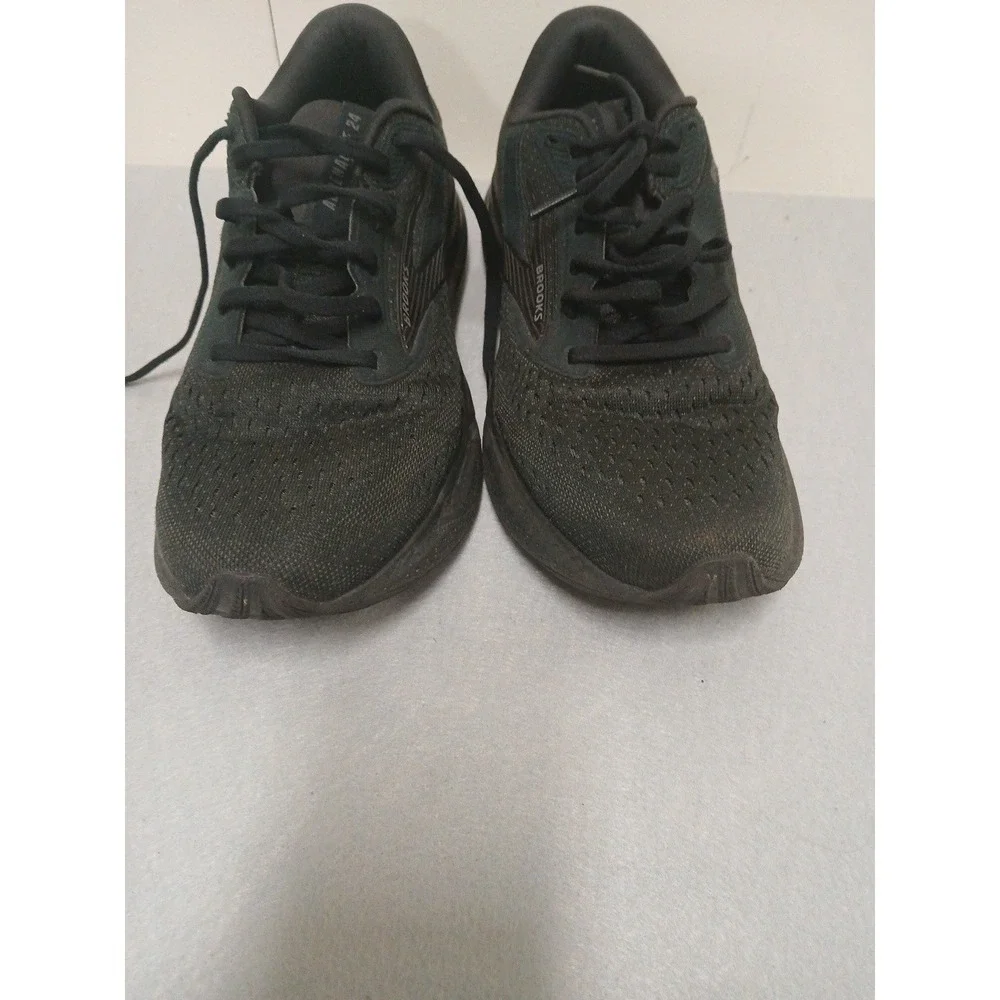 Brooks Adrenaline GTS 24 Mens 9 Wide Black/Black/Ebony Walking Sneakers